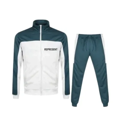 Represent Blue White Tracksuit