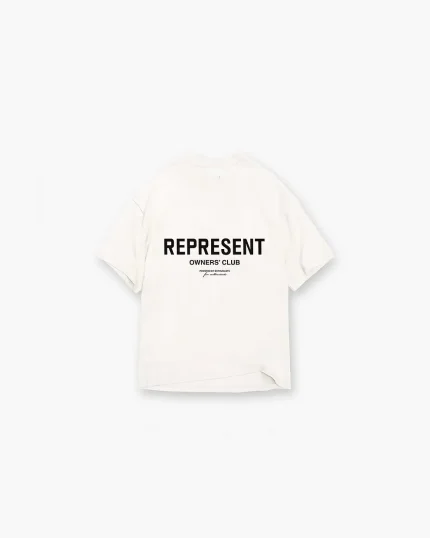 Represent Flat White T-Shirt