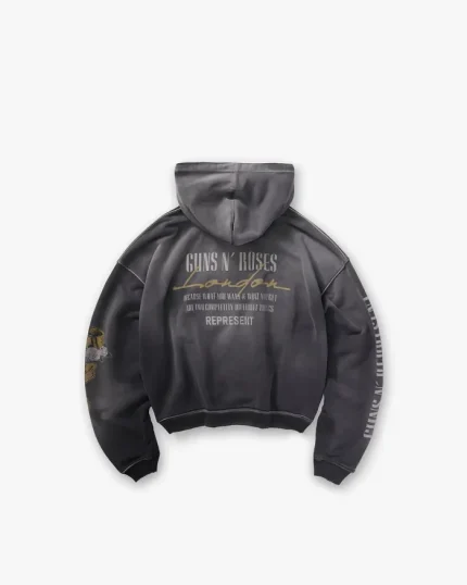 Represent Guns N’ Roses Cross Zip Hoodie