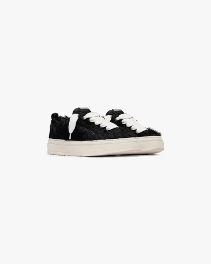 Represent HTN Low Pony Hair Black Shoes