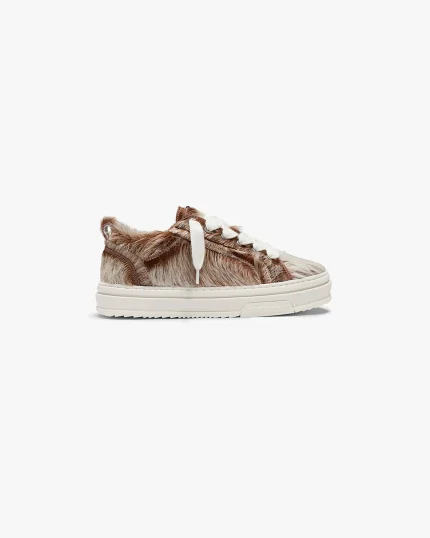 Represent HTN Low Pony Hair Brown Shoes