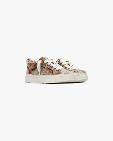 Represent HTN Low Pony Hair Brown Shoes