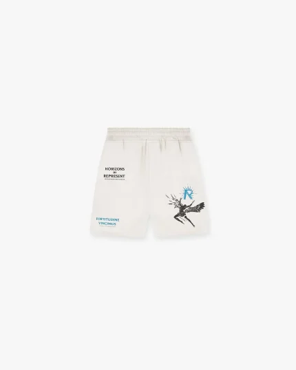 Represent Icarus Off White Shorts