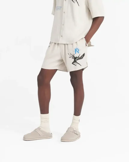 Represent Icarus Off White Shorts