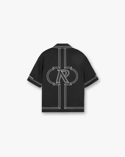 Represent Jet Black Border Shirt