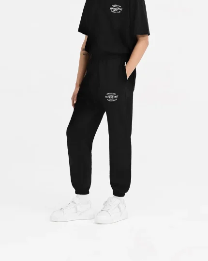 Represent Jet Black Sweatpant