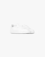 Represent Leather Flat White Shoes