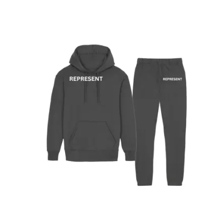Represent Light Black Tracksuit