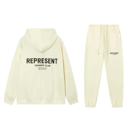 Represent Owners Club Cream White Tracksuit