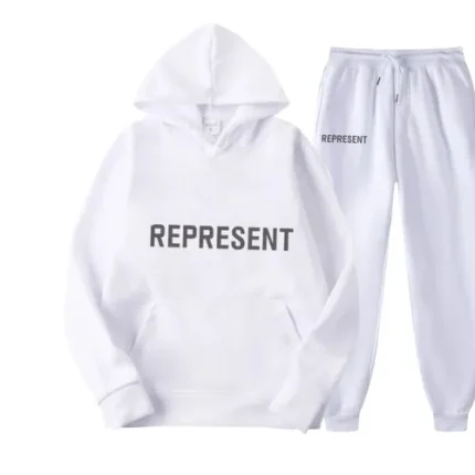 Represent Super White Tracksuit